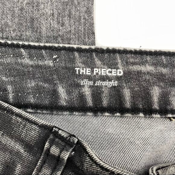 Adriano Goldschmied The Pieced Gray Raw Hem Jeans Girls 16 - Picture 6 of 8
